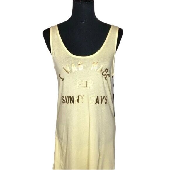 Wildfox Neon Yellow Poolside Sleeveless Tank Dress - Picture 2 of 7